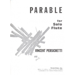 Parable op.100 : for flute solo - Vincent Persichetti