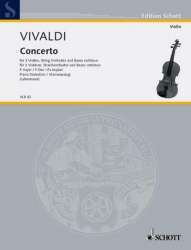 Konzert F-Dur RV551 für 3 Violinen und Streicher : - Antonio Vivaldi