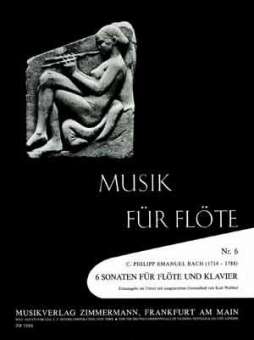 6 Sonaten : für Flöte und Bc