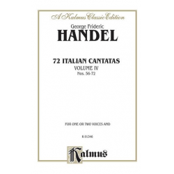 Handel 72 Ital. Cantatas 4 - Georg Friedrich Händel (George Frederic Handel)