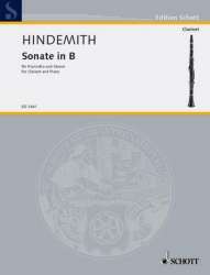 Sonate in B für Klarinette und Klavier - Paul Hindemith