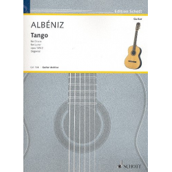 Tango op.165,2 : für Gitarre - Isaac Albéniz