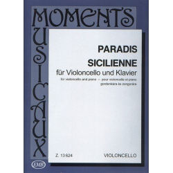 Sicilienne für Violoncello und Klavier - Maria Theresia von Paradis