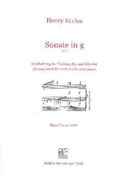 Sonate g-Moll : für Violoncello und Klavier