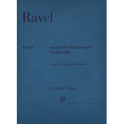 Sonate : für Violine und Violoncello - Maurice Ravel