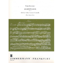 Quartett D-Dur op.93 : für Flöte - Franz Krommer / Arr. Peter-Lukas Graf