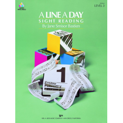 Bastien Piano Basics Sight Reading - A Line A Day - Stufe/Level 3 - Jane Smisor Bastien