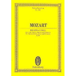 Recina coeli KV276 : für Soli, gem Chor - Wolfgang Amadeus Mozart