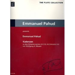 Kadenzen zu den Flötenkonzerten KV313, - Emmanuel Pahud