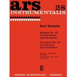 Konzert B-Dur Nr.10 für Klarinette - Carl Stamitz