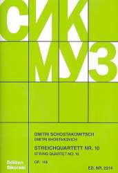 Streichquartett Nr.10 op.118 - Dmitri Shostakovitch / Schostakowitsch