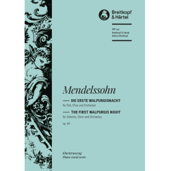 Die erste Walpurgisnacht op. 60 MWV D 3 - Felix Mendelssohn-Bartholdy / Arr. Julius Rietz