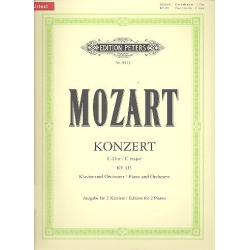 Konzert C-Dur KV415 für Klavier und - Wolfgang Amadeus Mozart
