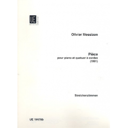 Pièce pour piano et quatuor - Olivier Messiaen