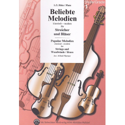 Beliebte Melodien Band 1 - Flöte / Flute 1+2 -Diverse / Arr.Alfred Pfortner