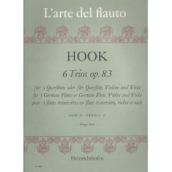 6 Trios op.83 Band 2 (Nr.4-6) : - James Hook