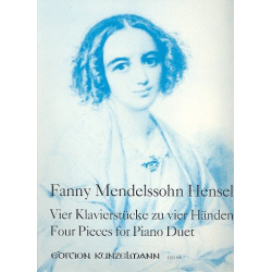 4 Stücke : für Klavier zu - Fanny Cecile Mendelssohn (Hensel)