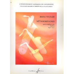 Metamorphoses : saxophon alto et piano - Jérôme Naulais