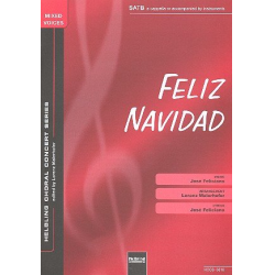 Feliz Navidad : for mixed chorus a cappella - Jose Feliciano