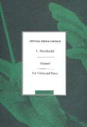 Menuett : für Violine und Klavier - Luigi Boccherini