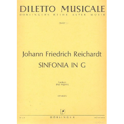 SINFONIA G-DUR : FUER ORCHESTER - Johann Friedrich Reichardt