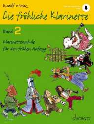 Die fröhliche Klarinette Band 2 (mit Online-Material) - Rudolf Mauz