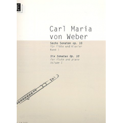6 Sonaten op.10 Band 1 (Nr.1-3) : - Carl Maria von Weber
