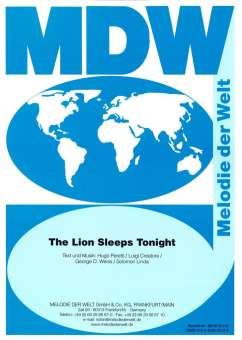 The Lion Sleeps Tonight - Einzelausgabe Klavier (PVG)