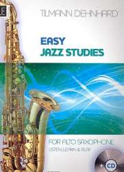 Easy Jazz Studies (+CD) : for alto saxophone - Tilmann Dehnhard