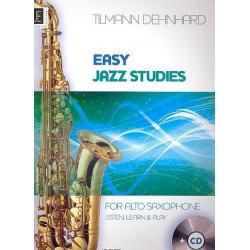 Easy Jazz Studies (+CD) : for alto saxophone - Tilmann Dehnhard