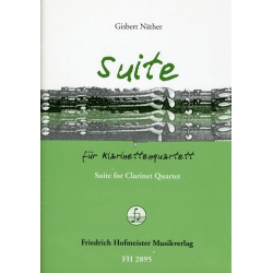 Suite : für 4 Klarinetten - Gisbert Näther