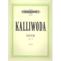 3 Duos op.178 : - Johann Wenzeslaus Kalliwoda