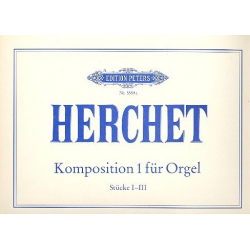 Komposition 1 für Orgel : - Jörg Herchet
