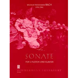 Sonate D-Dur : für 2 Flöten und - Wilhelm Friedemann Bach