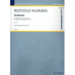 Scherzo op.13e für Fagott und Kammerorchester : - Bertold Hummel