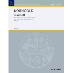 Quintett E-Dur op.15 : für Klavier - Erich Wolfgang Korngold