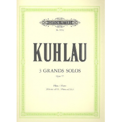 3 grands solos op.57 : für Flöte - Friedrich Daniel Rudolph Kuhlau