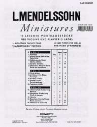 Miniatures Band 1 (Nr.1-5) - Arnold Ludwig Mendelssohn