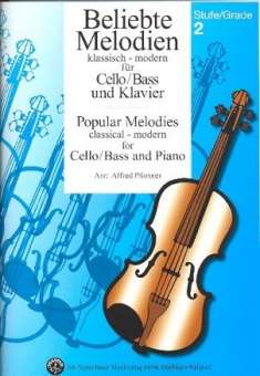 Beliebte Melodien Band 3 - Soloausgabe Cello / Bass und Klavier