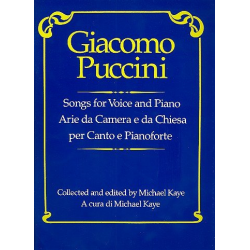 Songs : for voice and piano - Giacomo Puccini