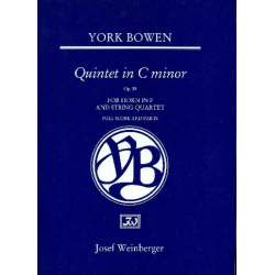 Quintett c-Moll op.85 : für Horn und - Edwin York Bowen