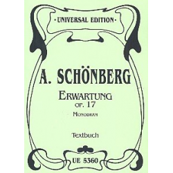 Erwartung op.17 - Arnold Schönberg