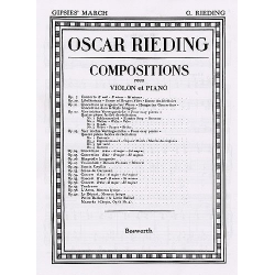 Zigeunermarsch op.23,2 : - Oskar Rieding