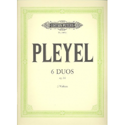 6 Duos op.24 : für 2 Violinen - Ignaz Joseph Pleyel