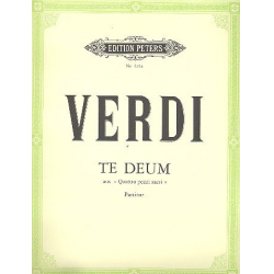 Te Deum : für Sopran, Doppelchor - Giuseppe Verdi