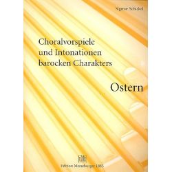 Choralvorspiele und Intonationen barocken Charakters Band 4 - - Sigmar Schickel
