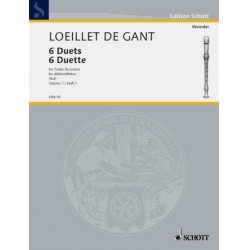 6 Duette Band 1 : für - Jean Baptiste Loeillet de Gant