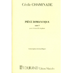 Pièce romantique op.9 : - Cecile Louise S. Chaminade