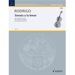 Sonata à la breve : für Violoncello - Joaquin Rodrigo
