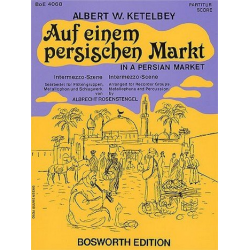 Auf einem persischen Markt - für 4 Blockflöten (SATB) und Schlagwerk - Albert W. Ketelbey / Arr. Albrecht Rosenstengel